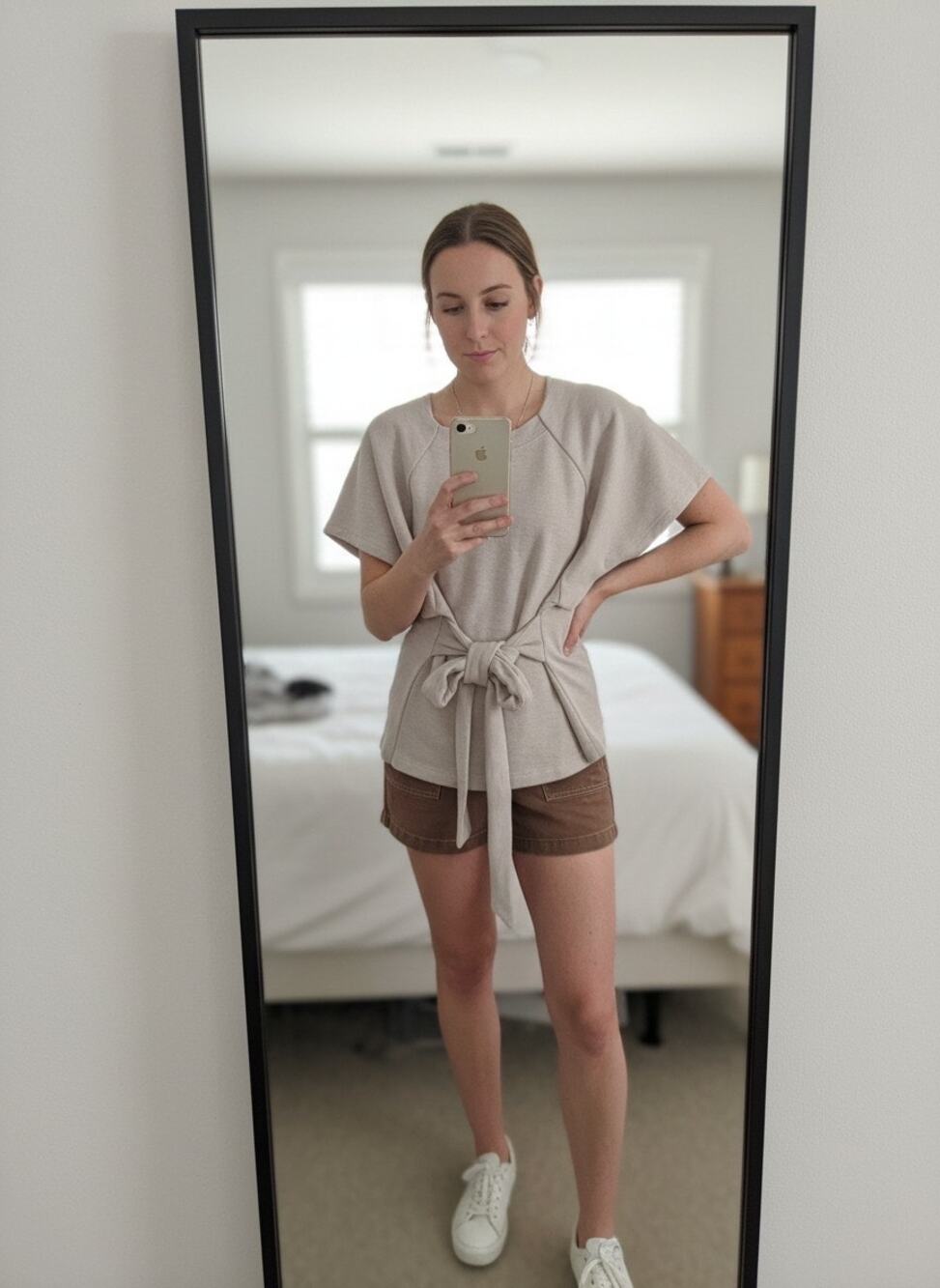 Free People Movement For The Win Tee Oatmeal Size M NWOT